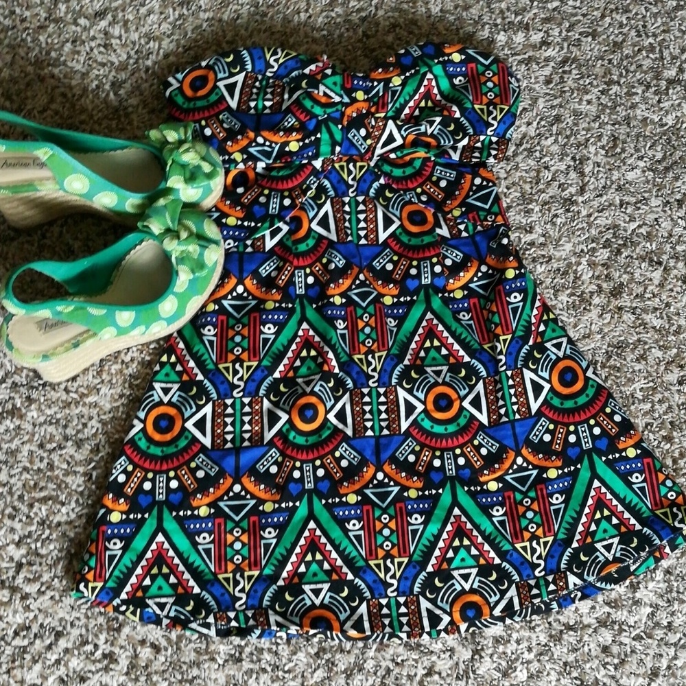 Sandal american eagle and dress